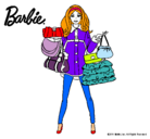 Dibujo Barbie de compras pintado por rosazc