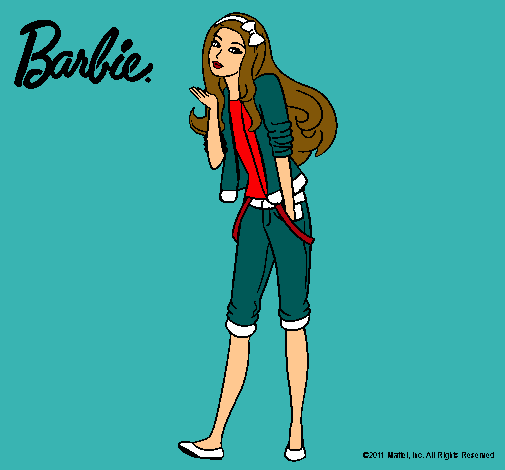 Barbie con look casual