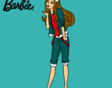 Dibujo Barbie con look casual pintado por donaa