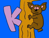 Dibujo Koala pintado por CAGADOS