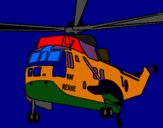 Dibujo Helicóptero al rescate pintado por JEREMIAS6