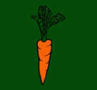 Dibujo zanahoria pintado por mjaneth