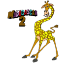 Dibujo Madagascar 2 Melman pintado por grifin