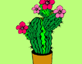 Dibujo Flores de cactus pintado por DEIMY