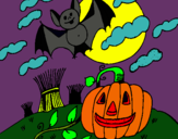 Dibujo Paisaje de Halloween pintado por zykeslove