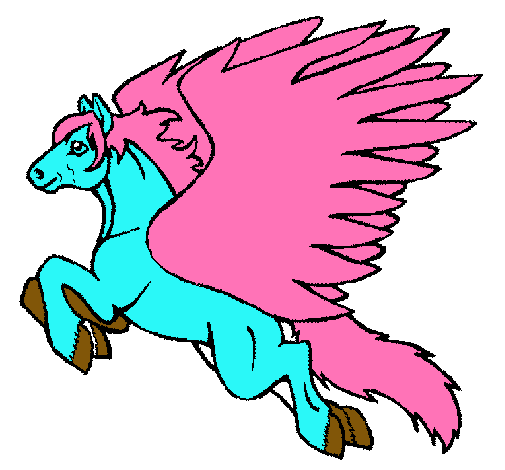 Pegaso volando