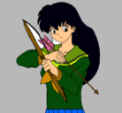 Dibujo Kagome pintado por dagne