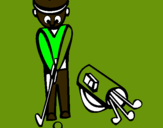 Dibujo Jugador de golf II pintado por urtzi