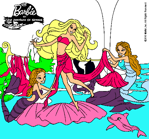 Barbie con sirenas