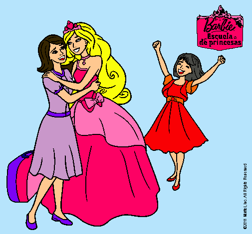 Dibujo Barbie proclamada princesa pintado por lala49
