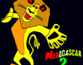 Dibujo Madagascar 2 Alex 2 pintado por tnnmaaam5pu