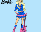 Dibujo Barbie rockera pintado por thaw-uchoa