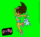 Dibujo Polly Pocket 14 pintado por nata123