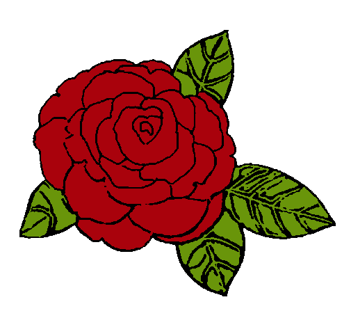 Dibujo Rosa pintado por mibebelin