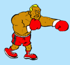 Dibujo Boxeador pintado por enzooo