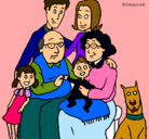 Dibujo Familia pintado por marcomaria
