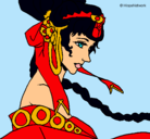 Dibujo Princesa china pintado por geriital