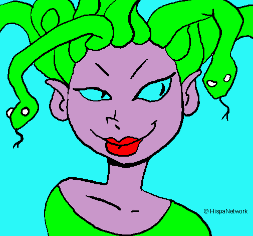 Mujer medusa