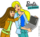 Dibujo El nuevo portátil de Barbie pintado por gddfgd
