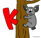 Dibujo Koala pintado por DFKFSDK