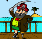 Dibujo Pirata a bordo pintado por santino-5