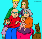 Dibujo Familia pintado por jimenaor