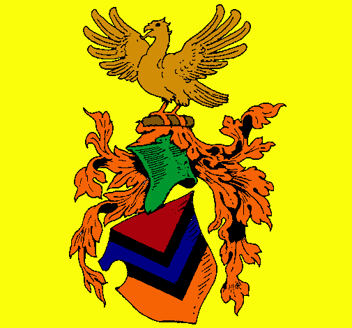 Escudo de armas y aguila 