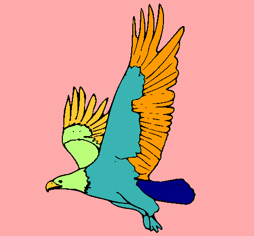 Águila volando