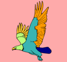 Dibujo Águila volando pintado por emiliomora