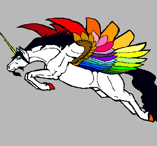 Unicornio alado