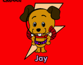 Dibujo Jay pintado por beybe