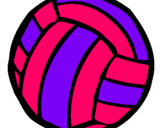 Dibujo Pelota de voleibol pintado por jaleiny