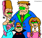 Dibujo Familia de monstruos pintado por arlynn
