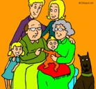 Dibujo Familia pintado por 56594