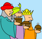 Dibujo Los Reyes Magos 3 pintado por lostresmagos