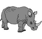 Dibujo Rinoceronte pintado por anthonio
