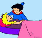 Dibujo La princesa durmiente y el príncipe pintado por carolbolita1