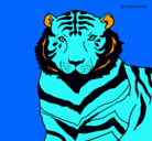 Dibujo Tigre pintado por fhrfj