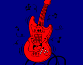 Dibujo Guitarra eléctrica pintado por ferho7975876