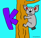 Dibujo Koala pintado por keith