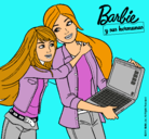Dibujo El nuevo portátil de Barbie pintado por HERCULES