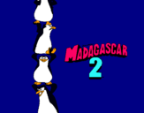 Dibujo Madagascar 2 Pingüinos pintado por morenaah