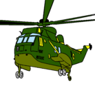 Dibujo Helicóptero al rescate pintado por julioooooooo