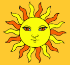 Dibujo Sol pintado por jenhizita 