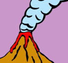 Dibujo Volcán pintado por jenhizita 