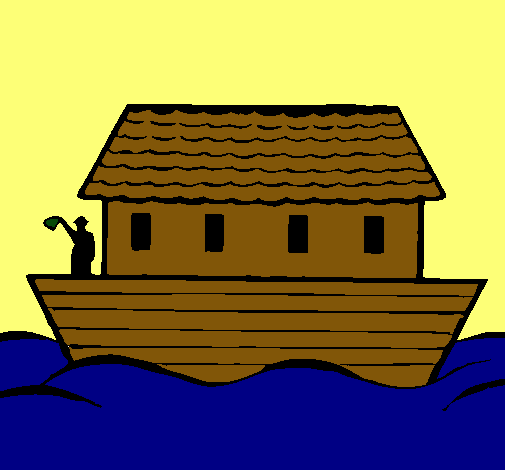 Dibujo Arca de Noe pintado por Sherryell