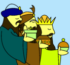 Dibujo Los Reyes Magos 3 pintado por NicoGonza