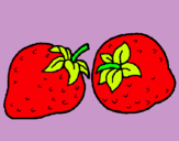 Dibujo fresas pintado por diego0