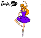 Dibujo Barbie bailarina de ballet pintado por rosazc