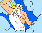 Dibujo Dios Zeus pintado por alexpe